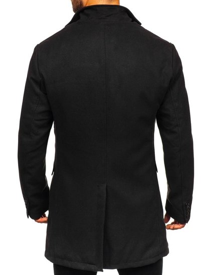 Manteau d'hiver pour homme noir Bolf 1047-1