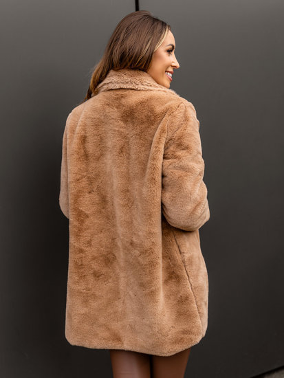 Manteau imitation peau de mouton sale