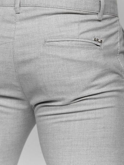 Pantalon chino en tissu pour homme gris Bolf 0041