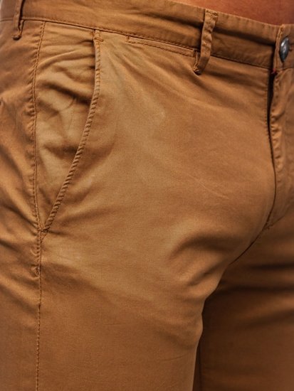 Pantalon chino pour homme camel Bolf 1146