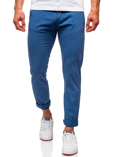 Pantalon chino pour homme indigo Bolf 1146