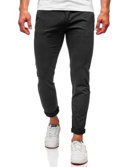 Pantalon chino pour homme noir Bolf 1146     