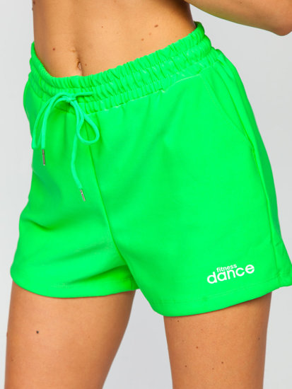 Pantalon court de sport pour femme vert Bolf HA22