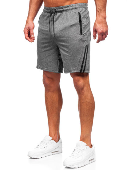 Pantalon court de sport pour homme graphite Bolf 68057