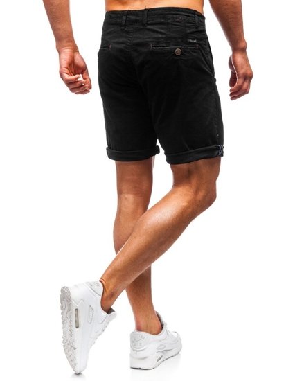 Pantalon court short pour homme noir Bolf 5919 