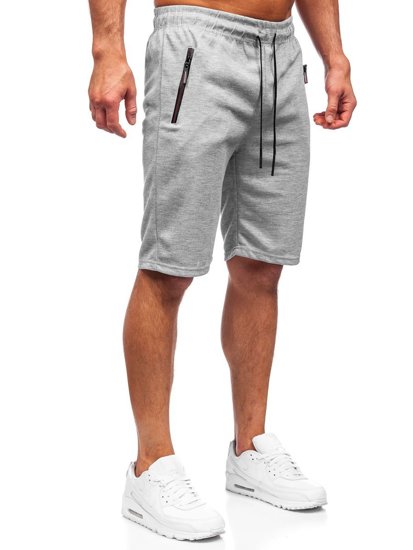 Pantalon court sportif gris pour homme Bolf JX132 