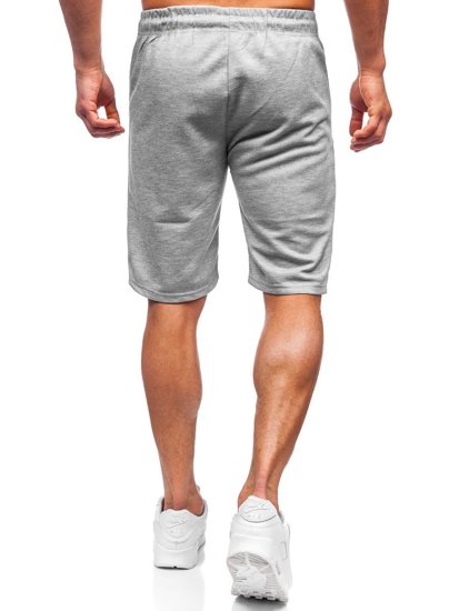 Pantalon court sportif gris pour homme Bolf JX132 