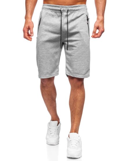 Pantalon court sportif gris pour homme Bolf JX132 