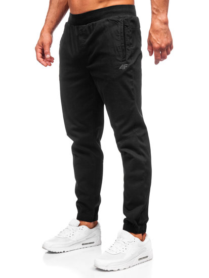 Pantalon de jogging décontracté pour homme noir 4F M154