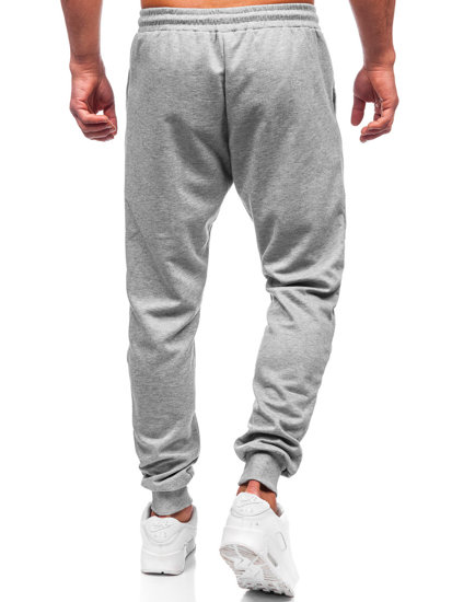 Pantalon de jogging sportif pour homme gris Bolf 8K183