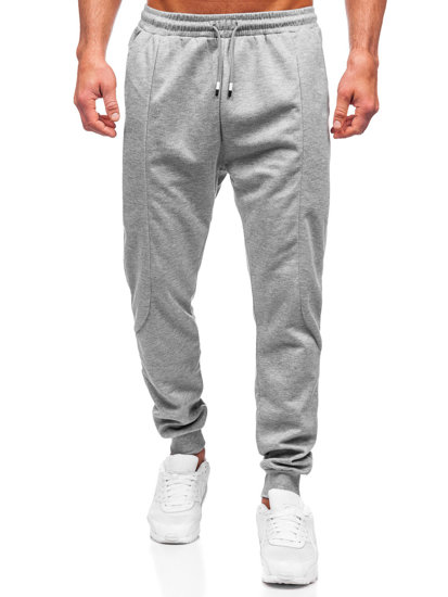 Pantalon de jogging sportif pour homme gris Bolf 8K183