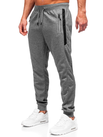 Pantalon de jogging sportif pour homme gris Bolf 8K212A