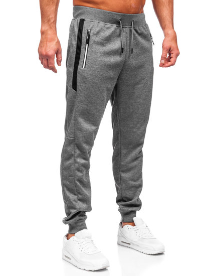 Pantalon de jogging sportif pour homme gris Bolf 8K212A