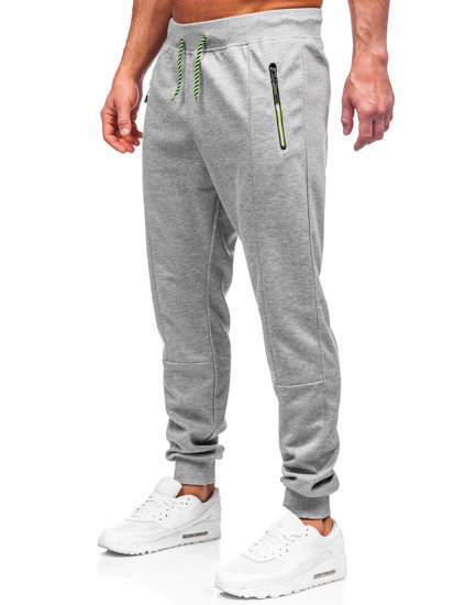 Pantalon de jogging sportif pour homme gris Bolf 8K220