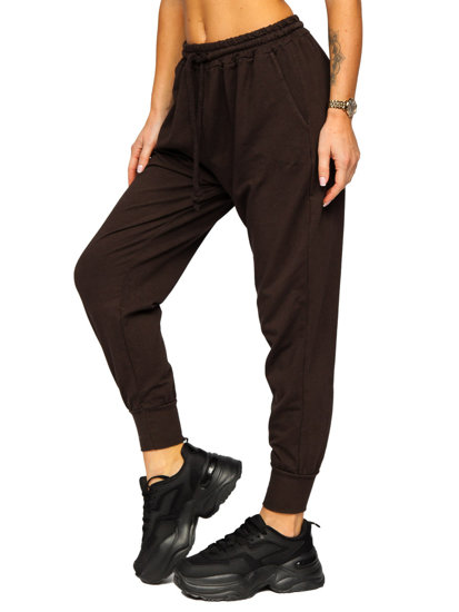 Pantalon de sport pour femme marron Bolf 0011