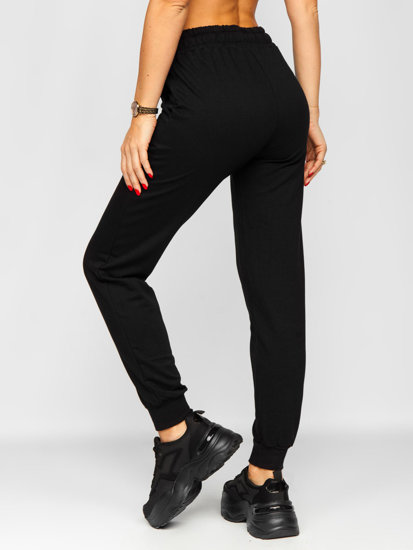 Pantalon de sport pour femme noir Bolf VE34