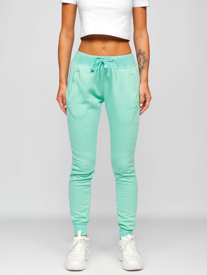 Pantalon de sport pour femme vert menthe Bolf CK-01