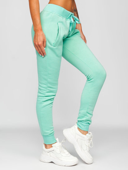 Pantalon de sport pour femme vert menthe Bolf CK-01