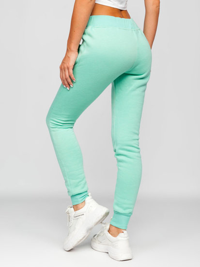 Pantalon de sport pour femme vert menthe Bolf CK-01