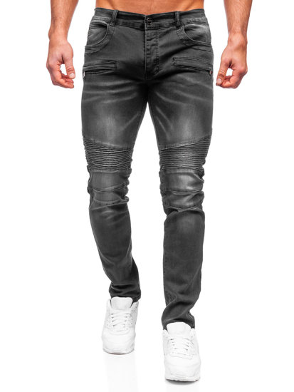 Pantalon en jean regular fit pour homme graphite Bolf MP0029G