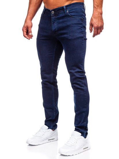 Pantalon en jean slim fit pour homme bleu foncé Bolf 5054