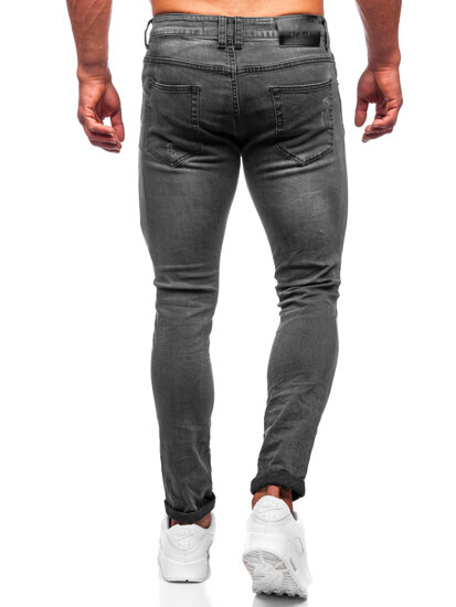 Pantalon en jean slim fit pour homme noir Bolf KS2081A