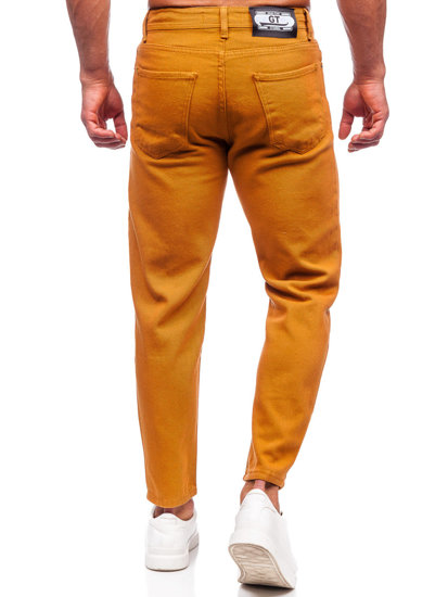 Pantalon en tissu pour homme camel Bolf GT