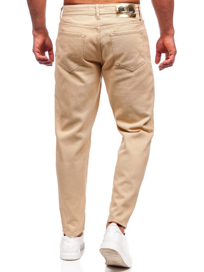 Pantalon en tissu pour homme écru Bolf GT