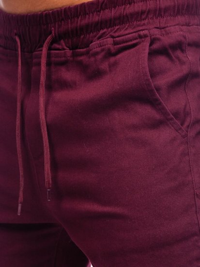 Pantalon jogger bordeaux pour homme Bolf 707  