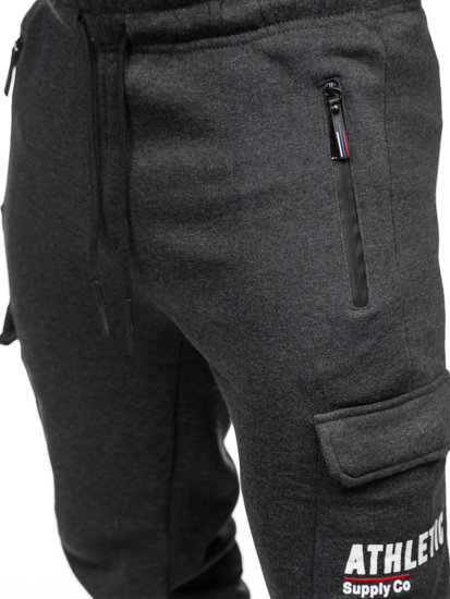 Pantalon jogger cargo de sport pour homme graphite Bolf JX6028