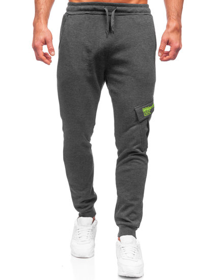 Pantalon jogger cargo pour homme graphite Bolf HW2173