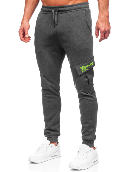 Pantalon jogger cargo pour homme graphite Bolf HW2173