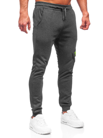 Pantalon jogger cargo pour homme graphite Bolf HW2173