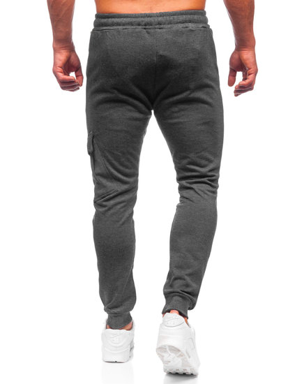 Pantalon jogger cargo pour homme graphite Bolf HW2173