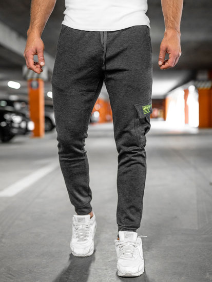 Pantalon jogger cargo pour homme graphite Bolf HW2173