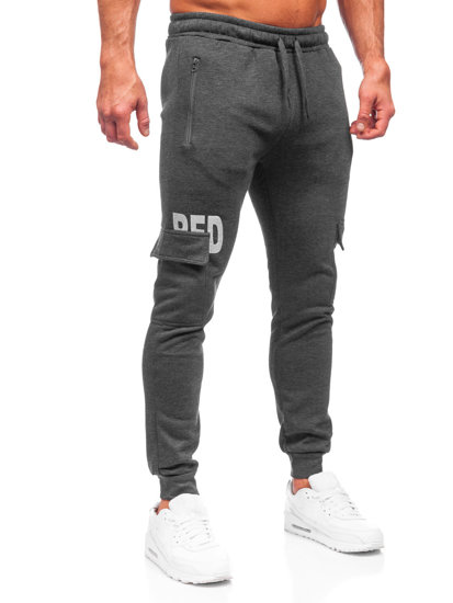 Pantalon jogger cargo pour homme graphite Bolf HW2176