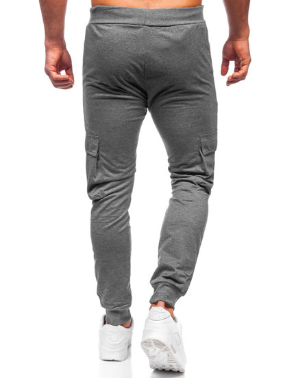 Pantalon jogger cargo pour homme graphite Bolf HW2357