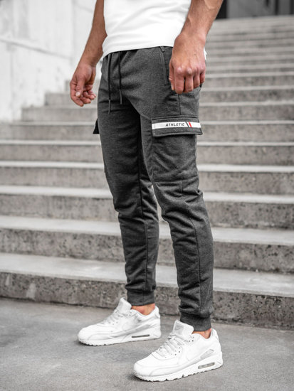 Pantalon jogger cargo pour homme graphite Bolf JX5063A