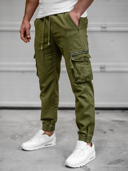 Pantalon jogger cargo pour homme kaki Bolf MP0181MVA