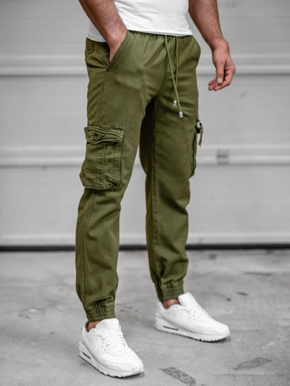 Pantalon jogger cargo pour homme kaki Bolf MP0181MVA