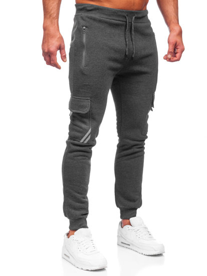 Pantalon jogger cargo rembourré pour homme graphite Bolf HW2207