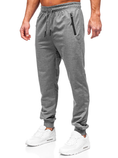 Pantalon jogger de survêtement pour homme anthracite Bolf JX9706