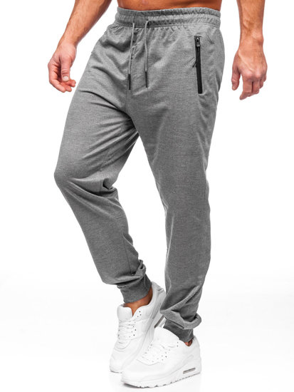 Pantalon jogger de survêtement pour homme anthracite Bolf JX9706