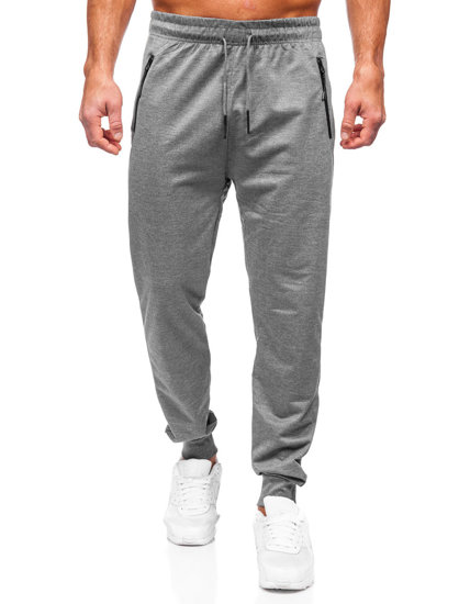 Pantalon jogger de survêtement pour homme anthracite Bolf JX9706