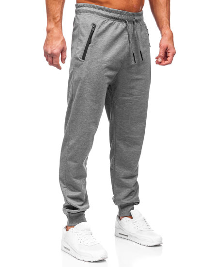 Pantalon jogger de survêtement pour homme anthracite Bolf JX9706