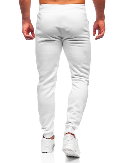 Pantalon jogger pour homme blanc Bolf XW01