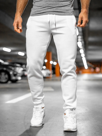 Pantalon jogger pour homme blanc Bolf XW01