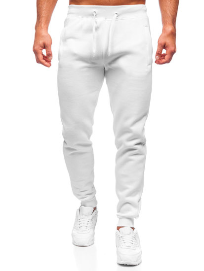 Pantalon jogger pour homme blanc Bolf XW01