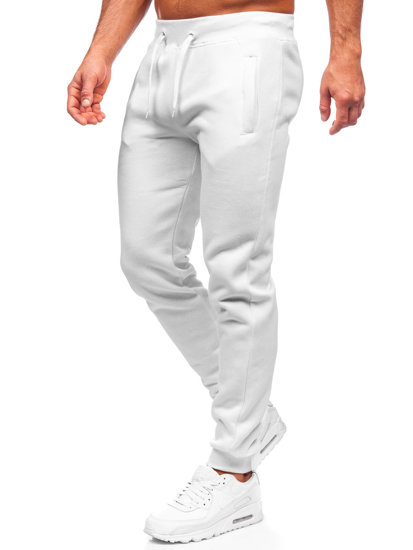 Pantalon jogger pour homme blanc Bolf XW01