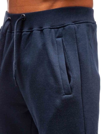 Pantalon jogger pour homme bleu foncé Bolf XW01